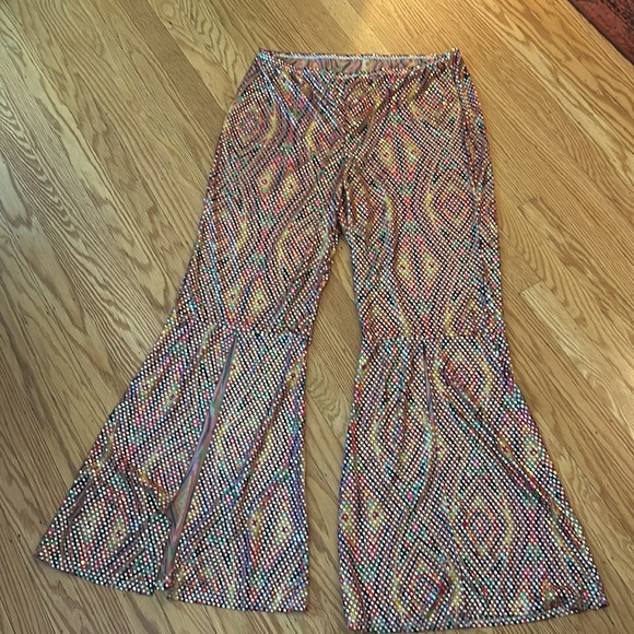 Vintage Pants - Disco party flare pants NWT